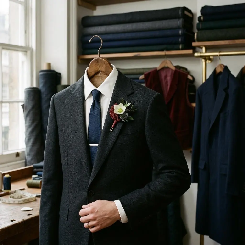 Cover image for Why Winter Weddings Demand a Custom-Made Suit – Fit, Fabric and Flawless Style